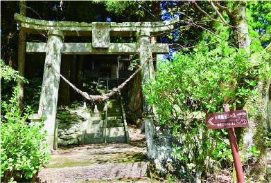 小崎神社（フットパス駐車場）
