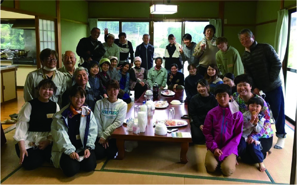 佐野の住民と学生たちの交流